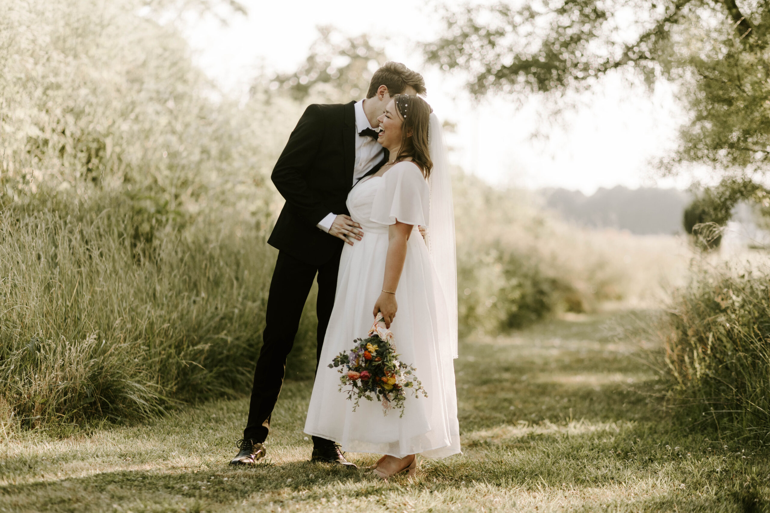 bride and groom elopement