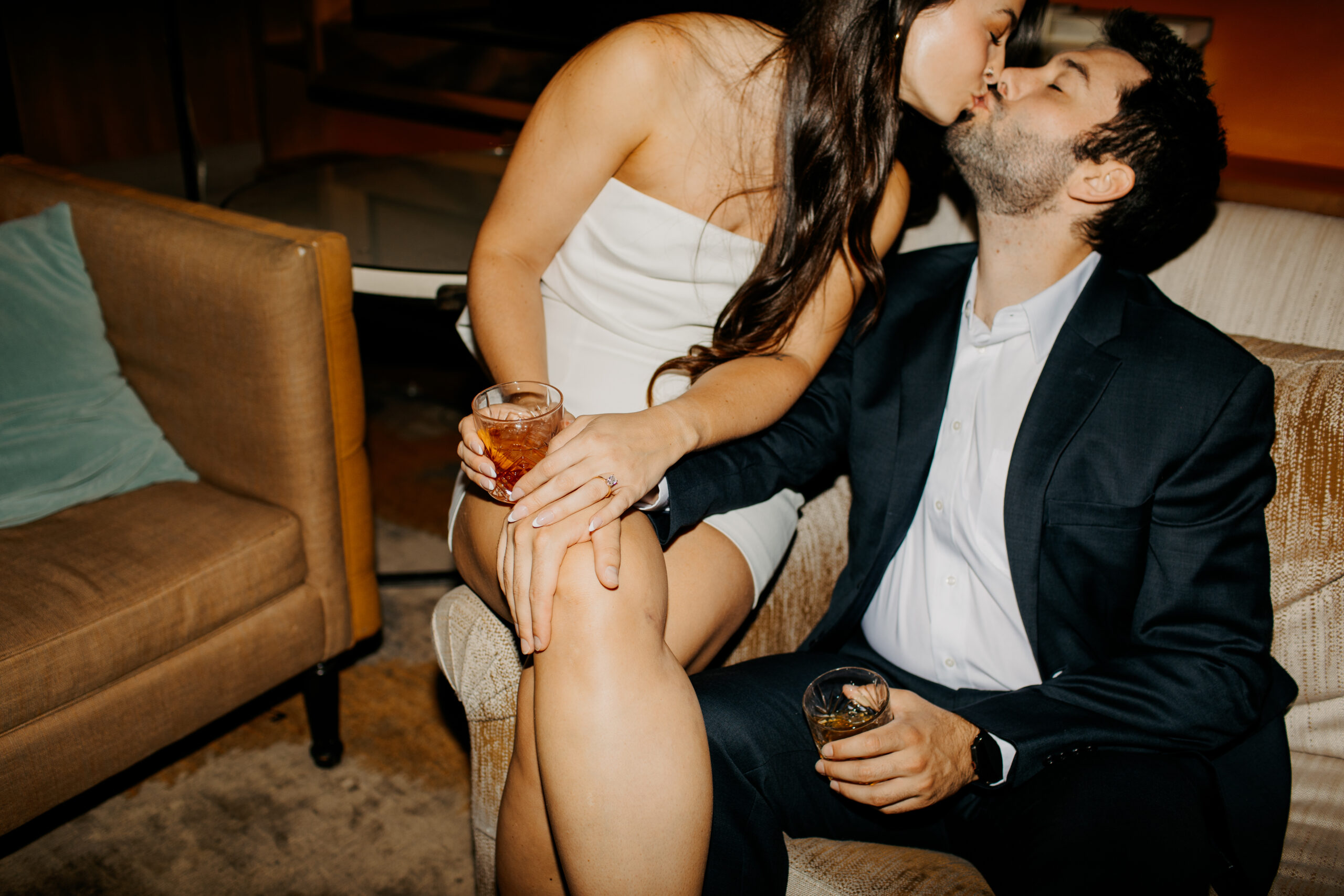 summertime engagement session